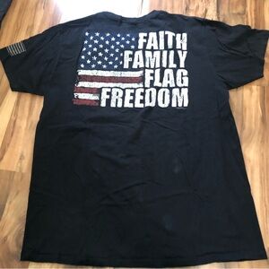 Buck Wear faith freedom XL black shirt